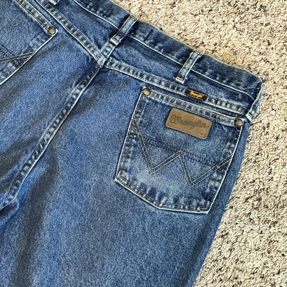 Wrangler 13MGSHD George Strait Cowboy Cut Collection Denim 38x36(36x35) - Picture 9 of 12